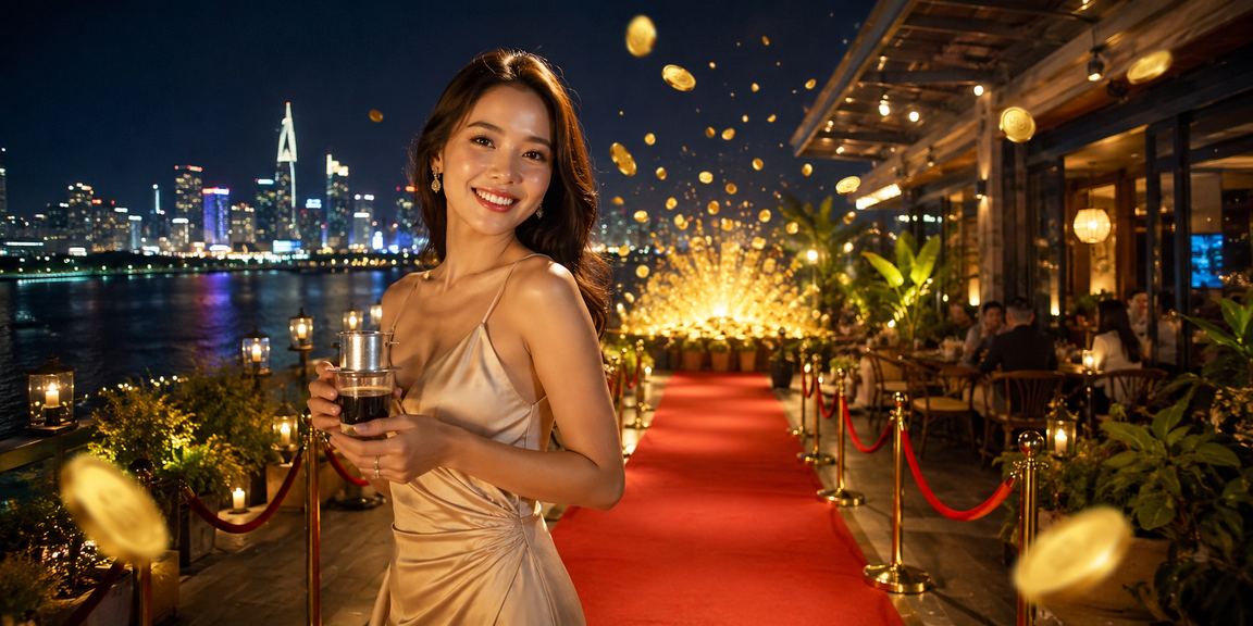 Người dùng tại Sài Gòn thư giãn tại quán cà phê và xem kèo cá cược trực tuyến trên điện thoại